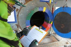 Working in confined spaces is covered by the Confined Spaces Regulations 1977 to ensure safe working practices.